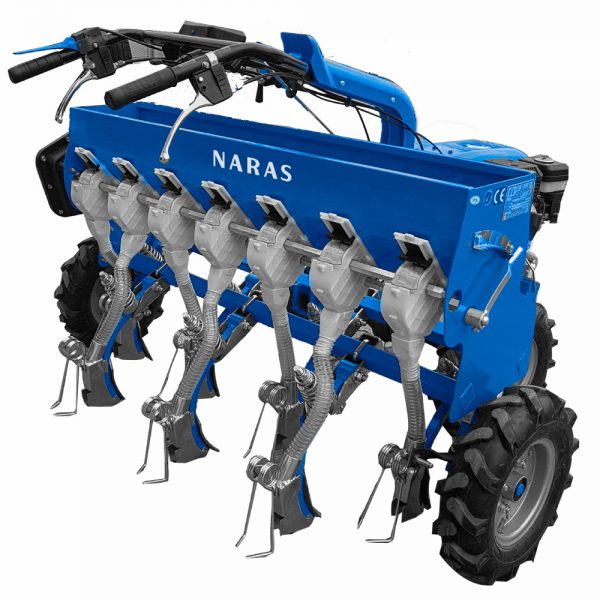 Machine de plantation avec moteur ancré